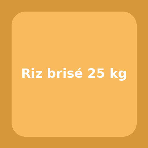 Riz brisé 25 kg